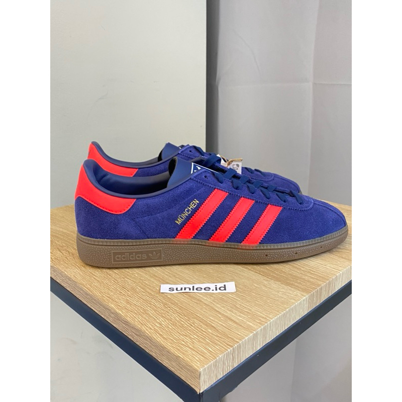 ADIDAS MUNCHEN CW DUBLIN [BLUE/RED] #GY7400 100% ORIGINAL