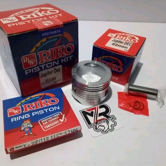PISTON KIT//SEHER SET RING BORE UP PEN 13 MM 52/52,5/53/53,5/54/54,5/55 MM YAMAHA JUPITER Z XB/BURHA