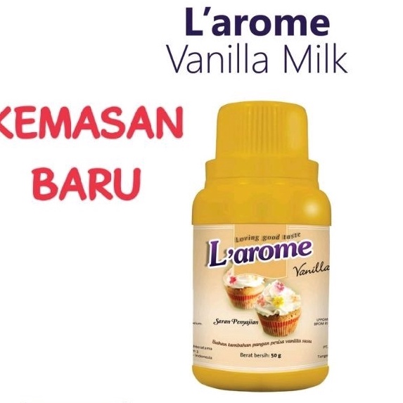 

Harga Promo L’arome Vanilla Milk Powder 50gram / Perisa Vanilla Susu Larome