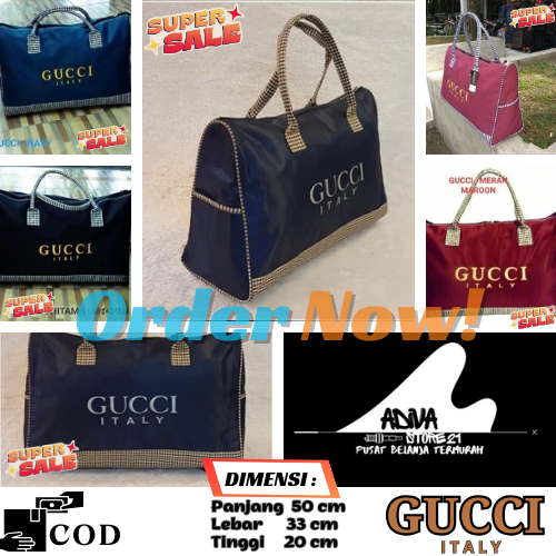 ADV Tas Pakaian Wanita / Tas Travel / Tas Duffel / Tas Pria & Wanita Tas GC ITALY / Tas Berpergian C