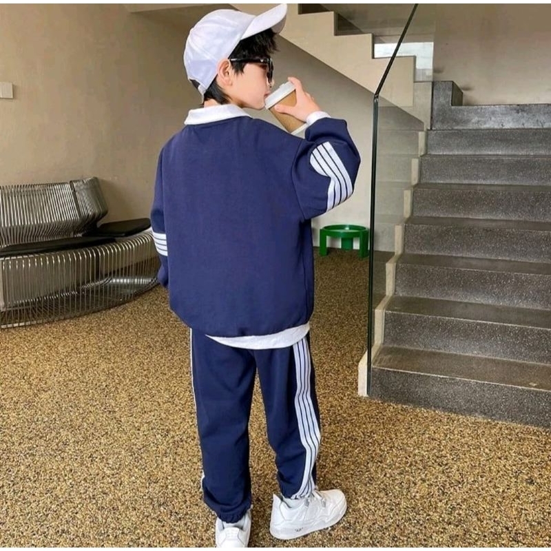 set baju atas bawah anak laki-laki