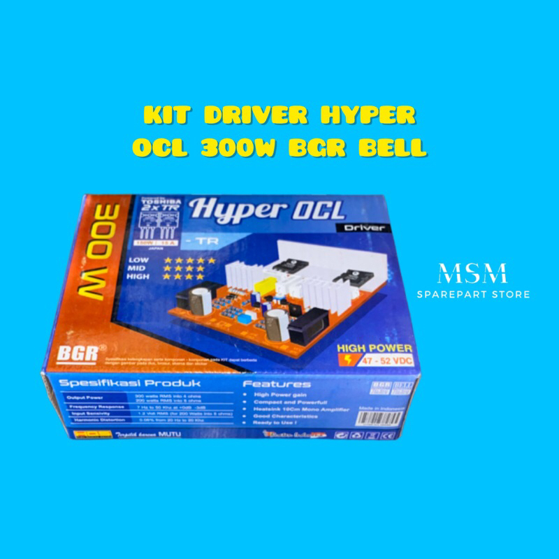 KIT DRIVER HYPER OCL 300W BGR BELL