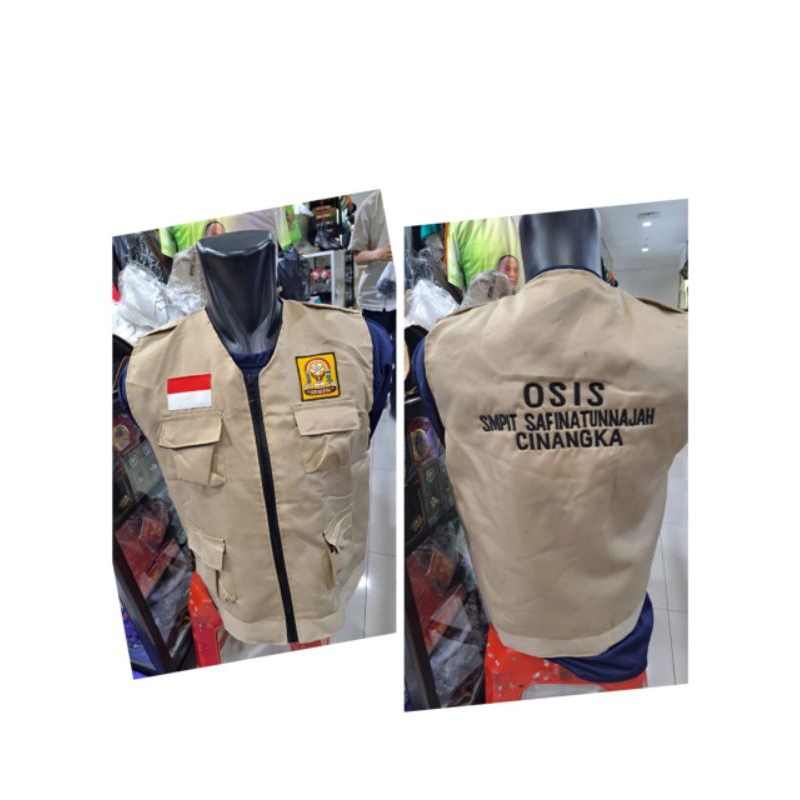 rompi osis SMP cream#rompi smp osis