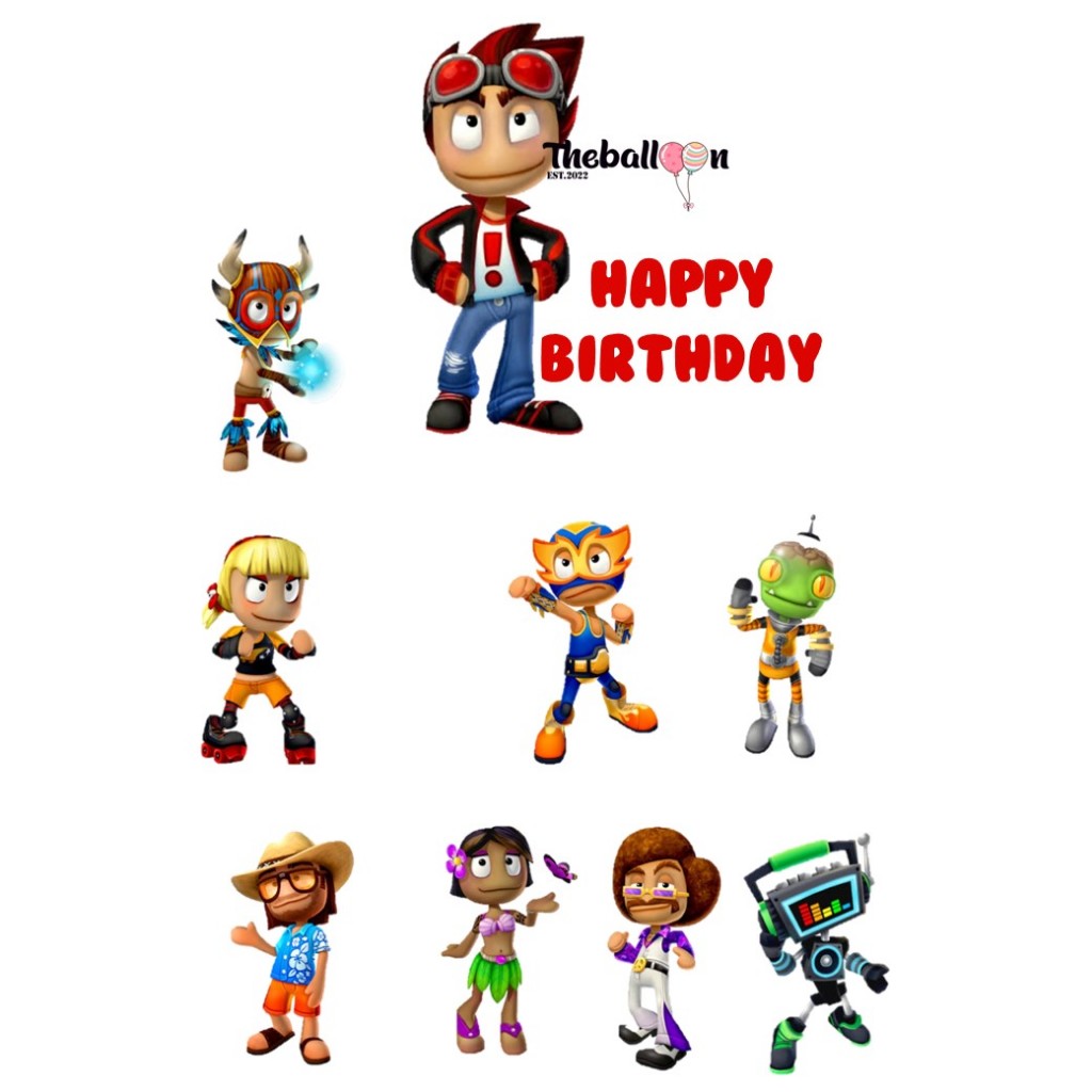 Topper Cake Beach Buggy Racing