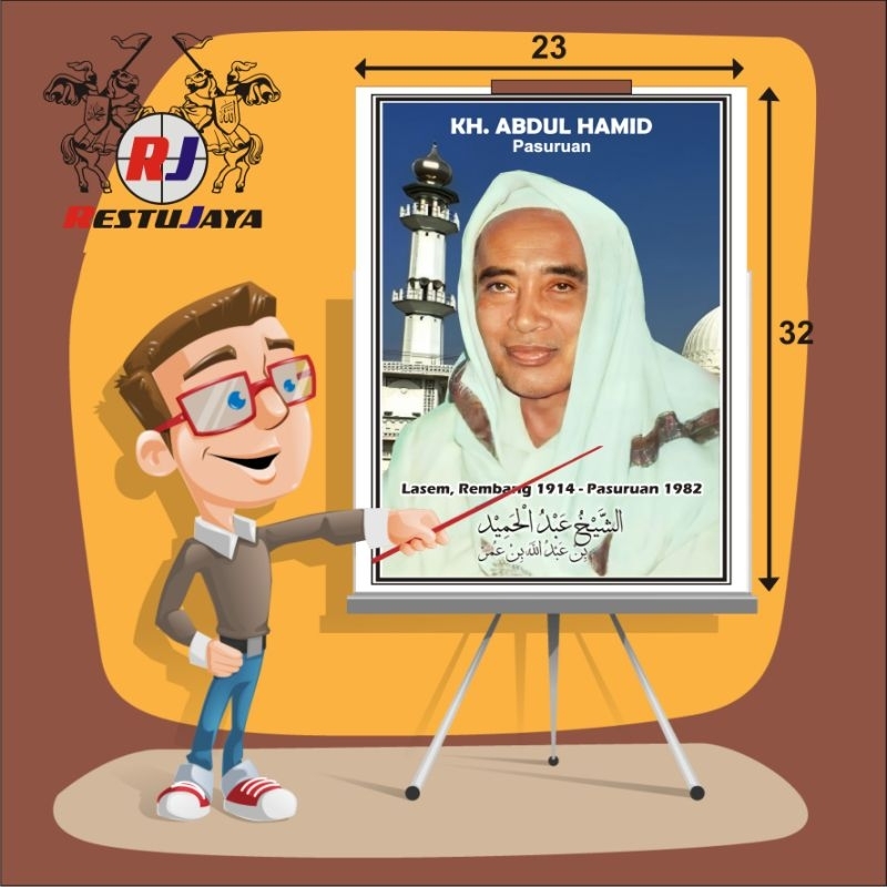 Poster Foto Habib KH ABDUL HAMID PASURUAN