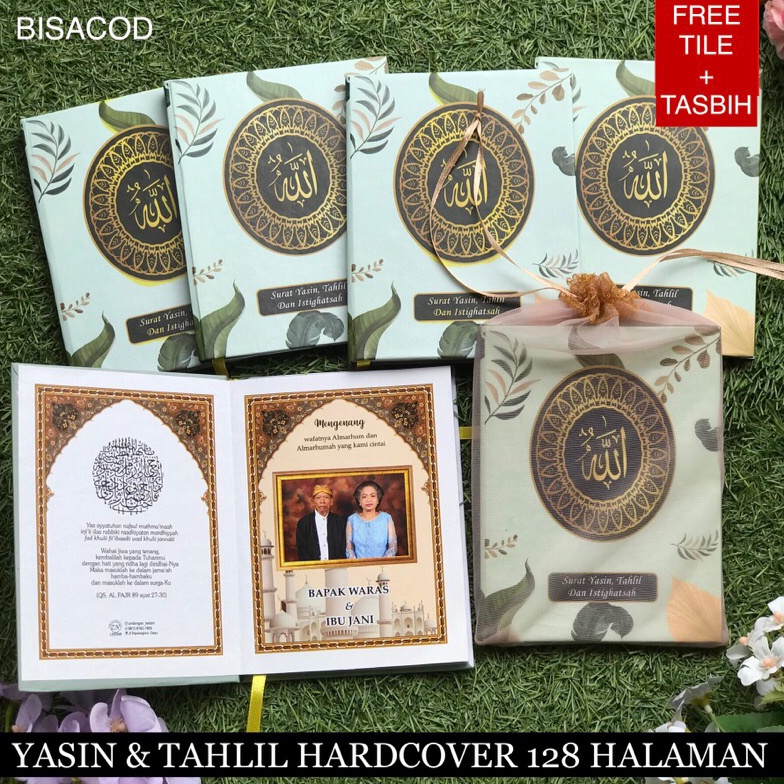 Buku Yasin dan Tahlil Hardcover 128 FREE TILE +TASBIH ➲Murah Banget