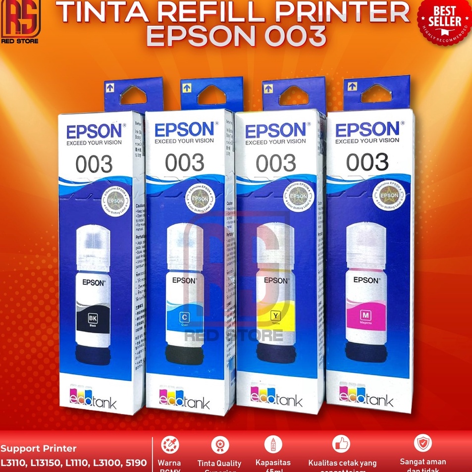Harga Promo Tinta Epson 003 For Printer L3110 L3110 L3150 L5190 L1110