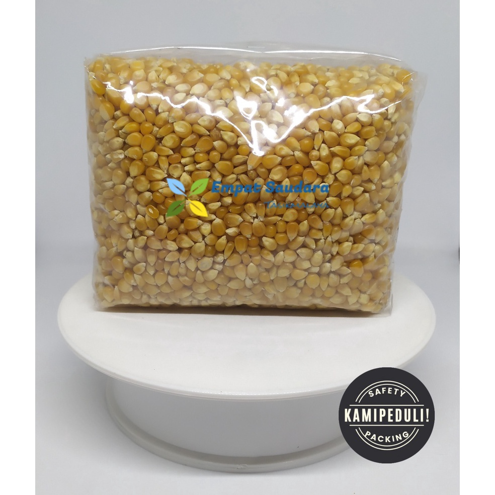 

[PRODUK E06J744] JAGUNG POPCORN MENTAH KEMASAN 1 KG ➜Dijual