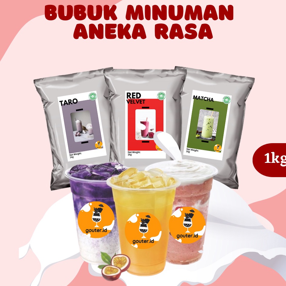 

Diskon Promo SERBUK MINUMAN ANEKA RASA 1KG / BUBUK MINUMAN RASA BOBA / BUBUK MINUMAN KEKINIAN / SERBUK MINUMAN BOBA / POWDER MINUMAN / MINUMAN BOBA / BUBUK BOBA