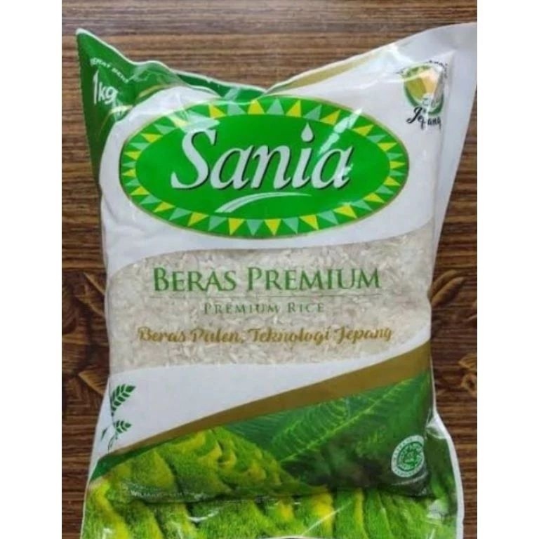 

T3rbat44s BERAS SANIA PREMIUM 1 KG Cuci-Gudang