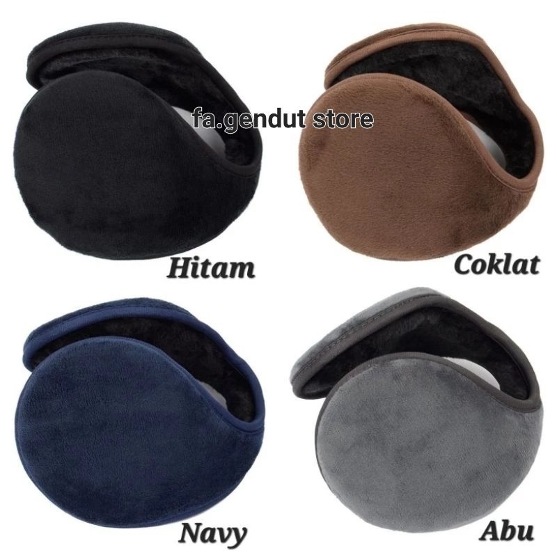 EARMUFF/PENUTUP TELINGA MUSIM DINGIN/PENUTUP KUPING MUSIM DINGIN/PENGHANGAT KUPING