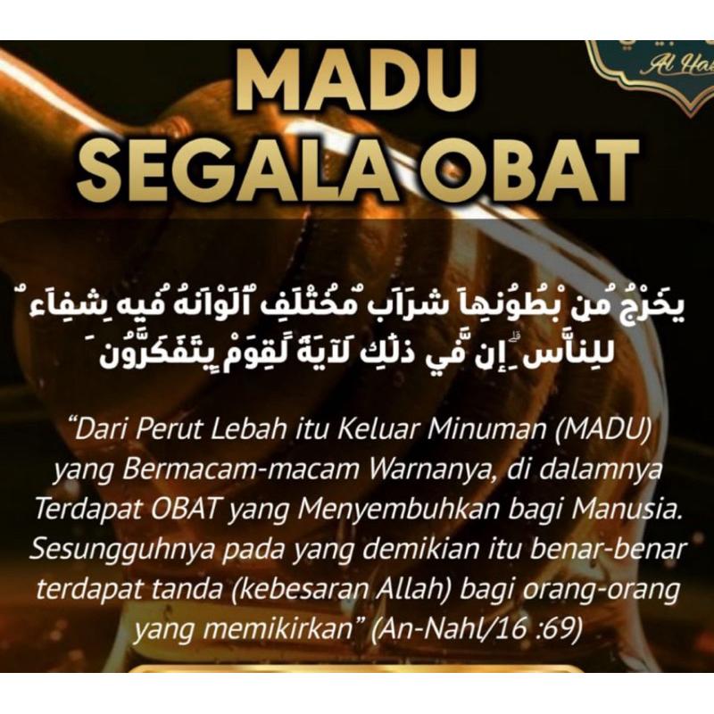 

MADU MULTIFLORA DIJAMIN 100% MADU MURNI