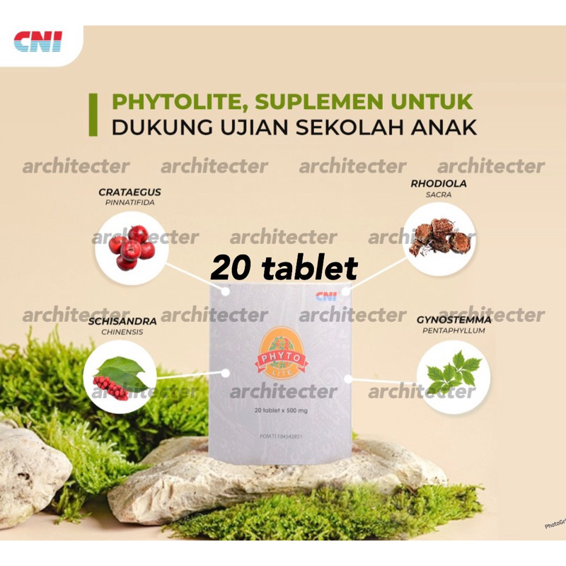 Phytolite cni isi 20 tablet original phyto lite