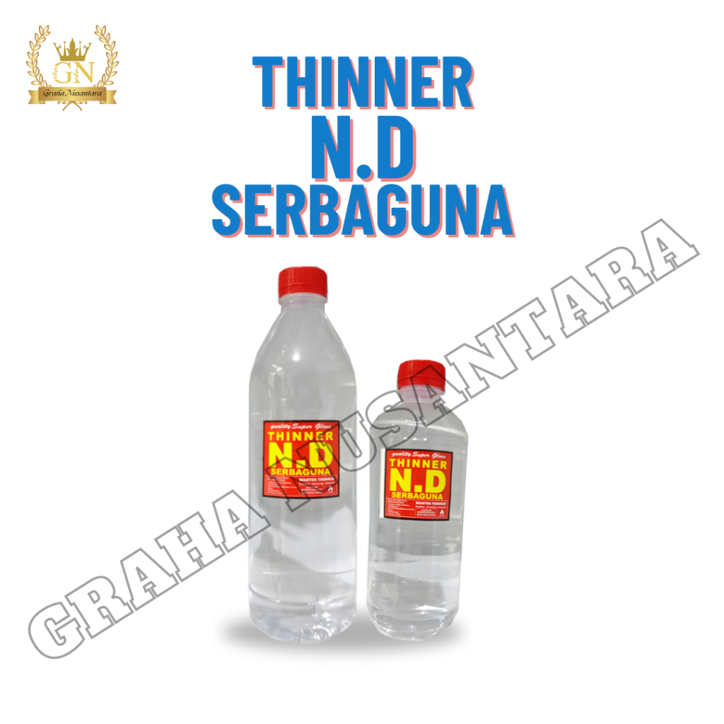 Thinner N.D Botol Serbaguna/Bahan Campuran Cat Tembok