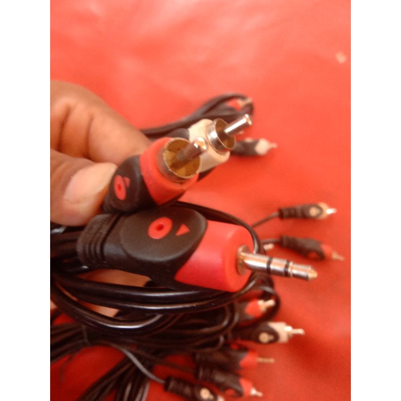 Kabel audio 2 1 Dari HP ke speaker kabel audio 2 1