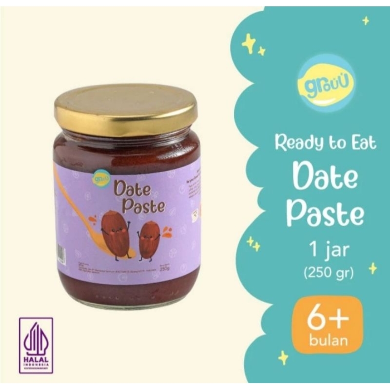 

Grouu Date Paste Pasta Kurma Selai Kurma 250gr