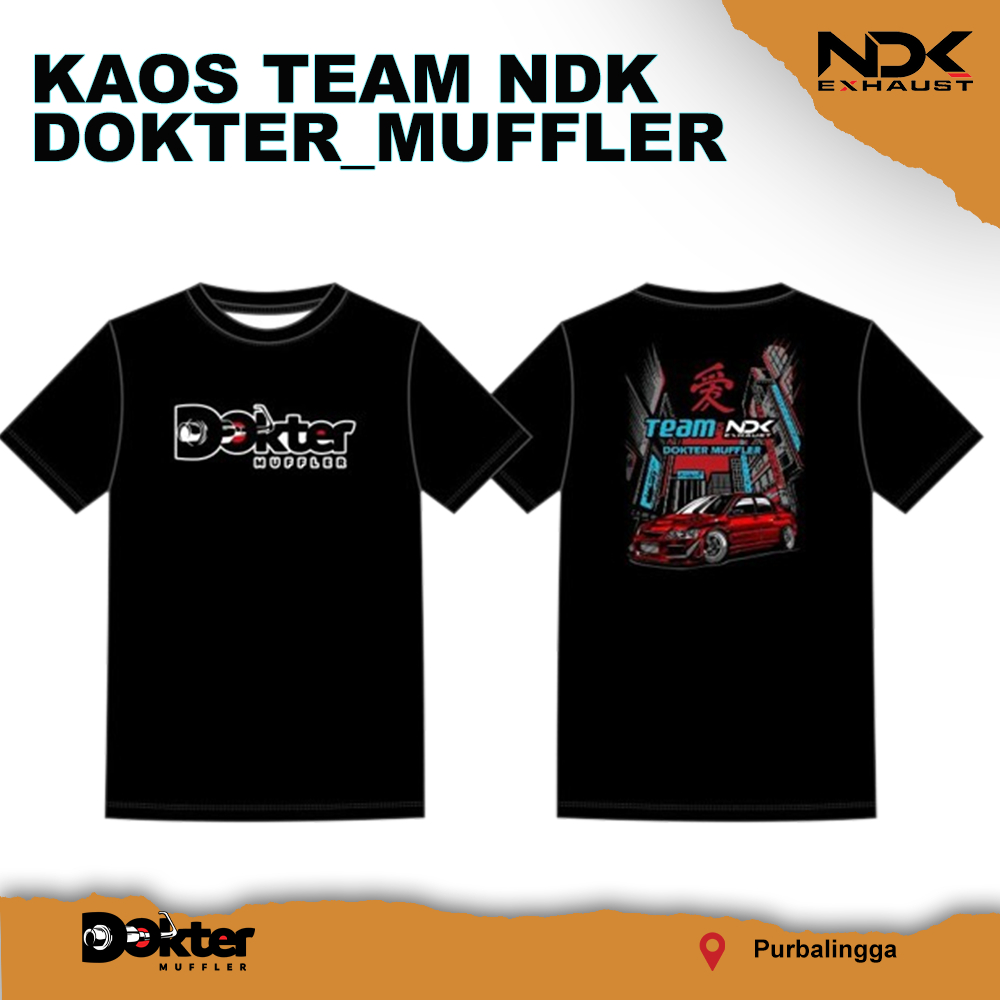 KAOS NDK EXHAUST TEAM NDK DOKTER MUFFLER NDK EXHAUST ORIGINAL