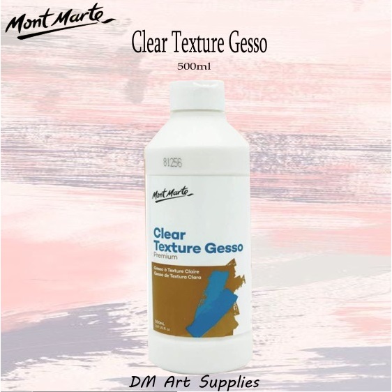 

Mont Marte Clear Texture Gesso Premium 500ml