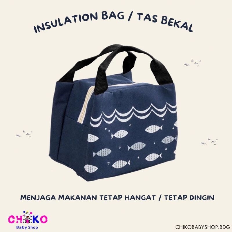 (CHIKO) Insulation Bag Tas Bekal (Menjaga Makanan Tetap Dingin / Hangat)
