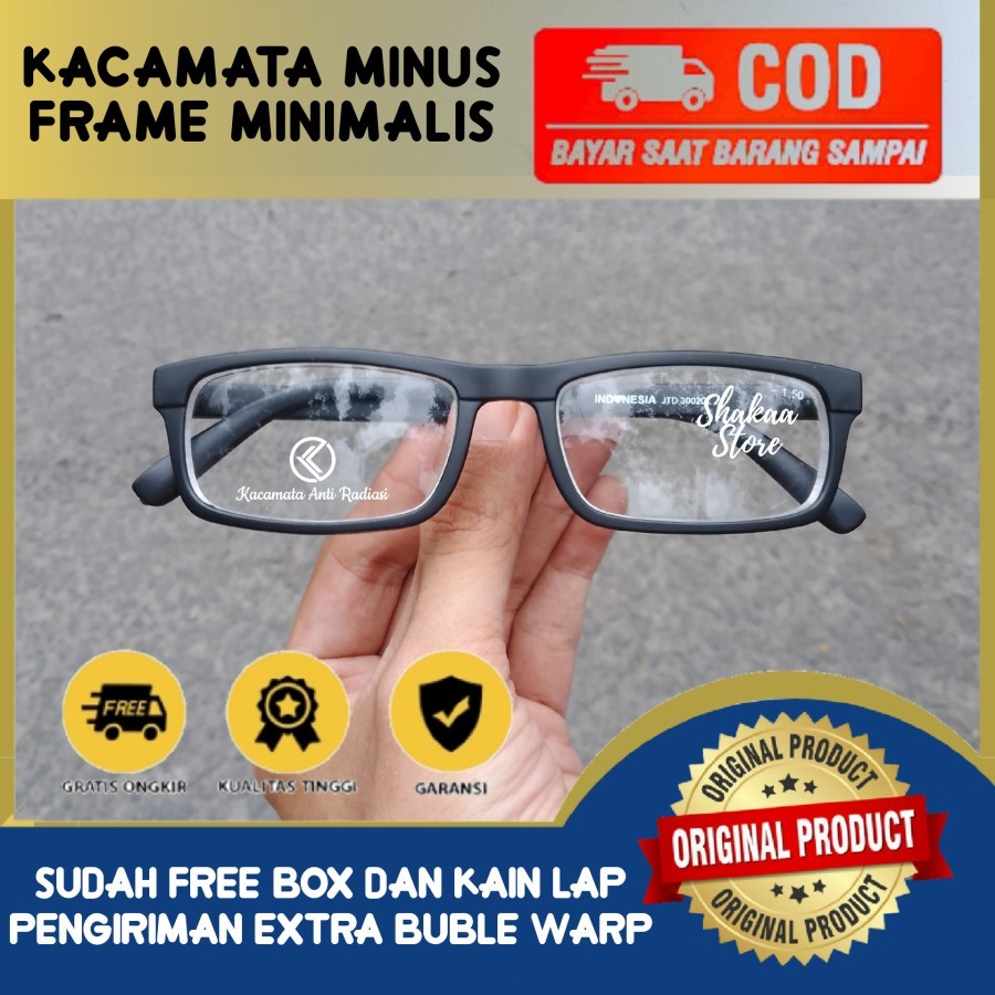 Kacamata Minus Instan Kotak Kecil Siap Pakai/Kacamata Pria Wanita Min
