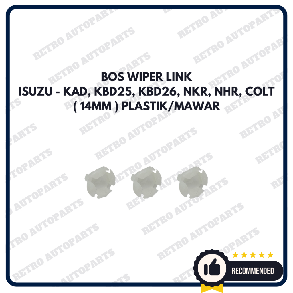 ISUZU - KAD | Bushing wiper link Chevrolet luv KBD 25 KBD 26 Bosh wiper link luv KBD 25 luv KBD 26 B