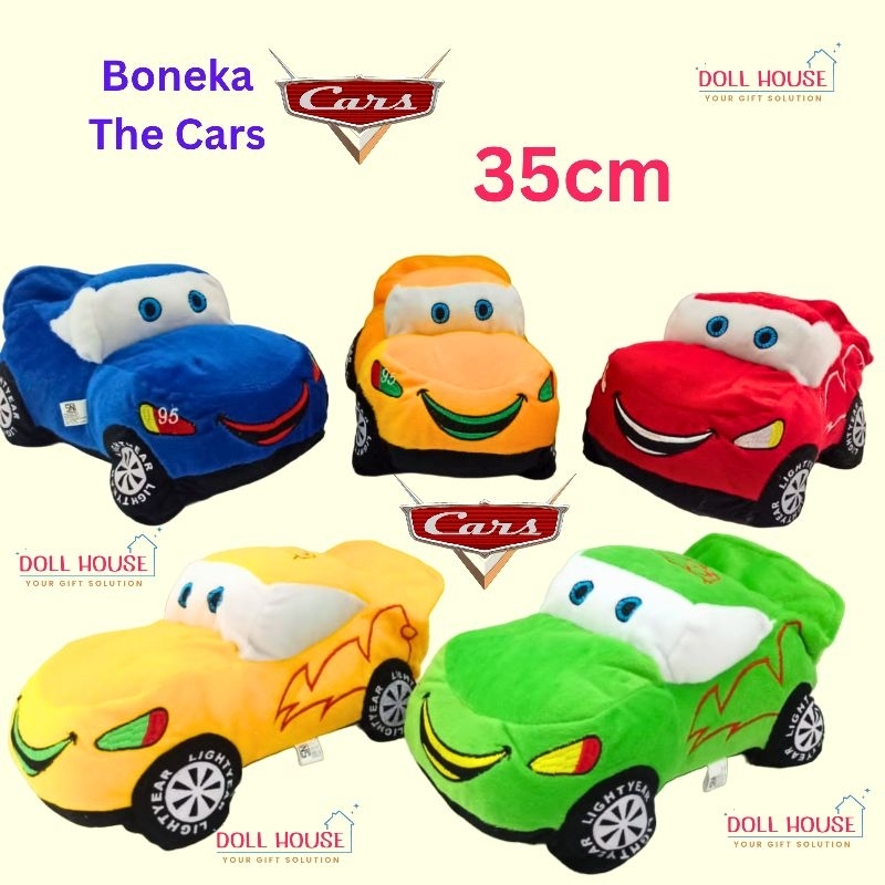 Boneka The Cars Premium / Boneka Mobil Cars / Boneka Cars