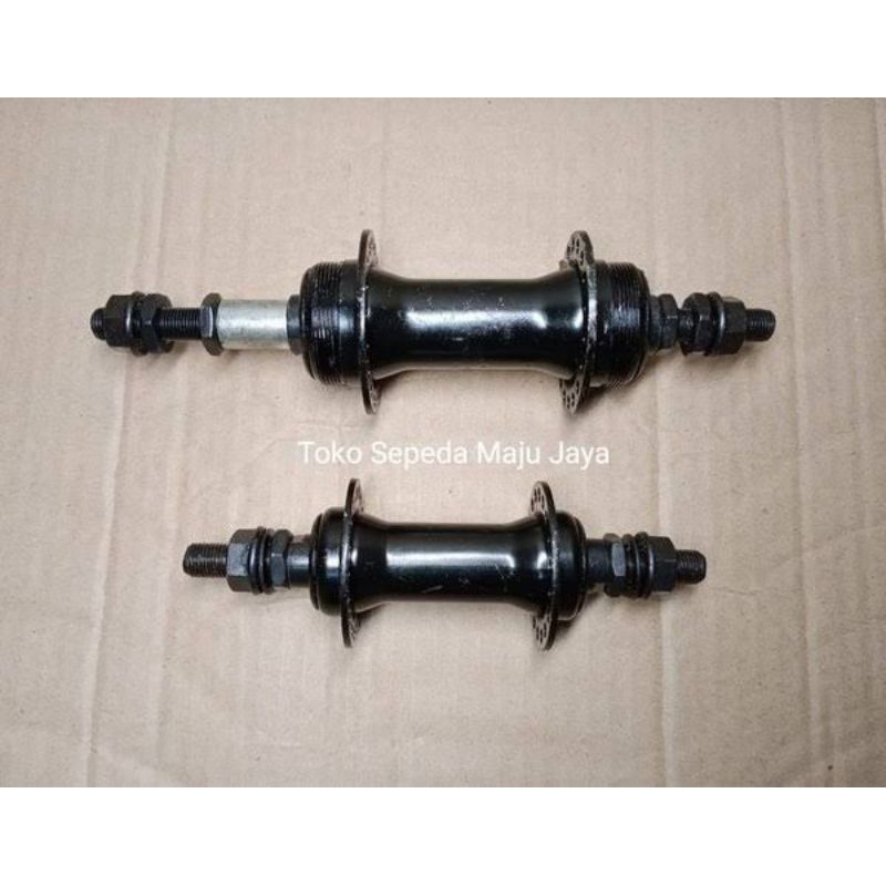 Bos Nap Hub Freehub sepeda MTB BMX Lubang 36 SEPASANG hole 36 36H hitam drat ruji jumbo 10g Depan Be