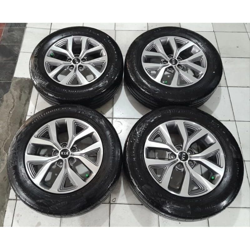 VELG OEM KIA SPORTAGE R17 + BAN BEKAS