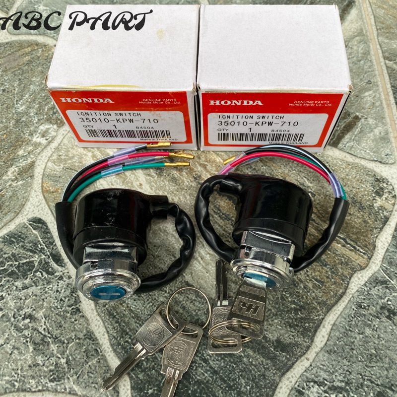 KUNCI KONTAK HONDA CG CB100 CB125 GL100 KABEL 4 IMPORT MODEL ORIGINAL ANAK KUNCI ISI