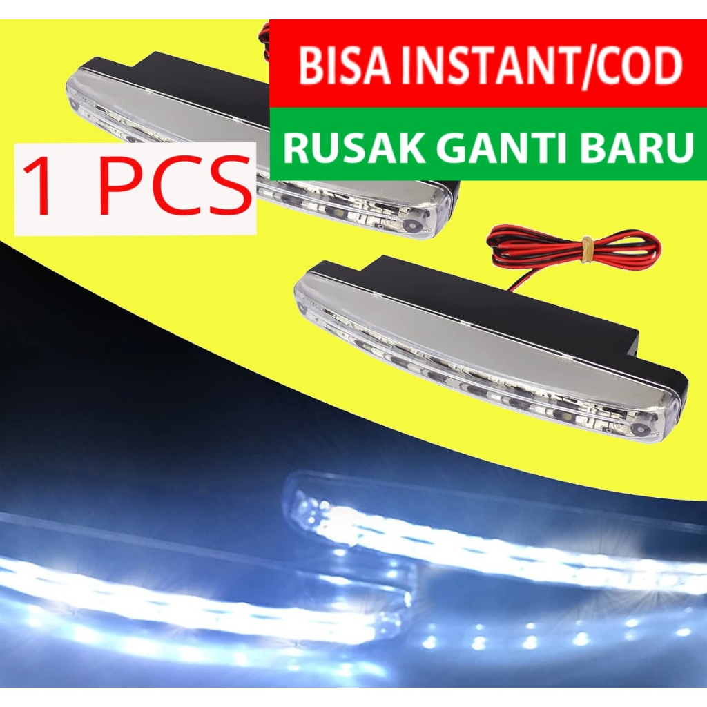 (BISA INSTANT/COD) Lampu Kabut Fog Light Mobil Daytime LED Mobil Super Terang Avanza Brio Universal 
