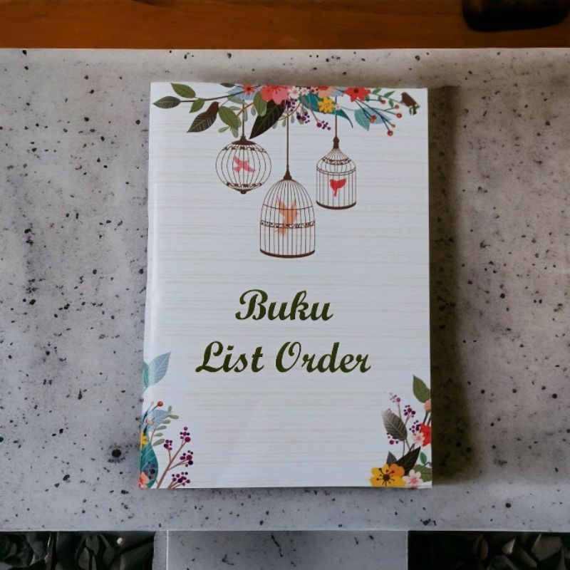 

BUKU LIST ORDER MURAH/BUKU LIST ORDER AESTHETIC