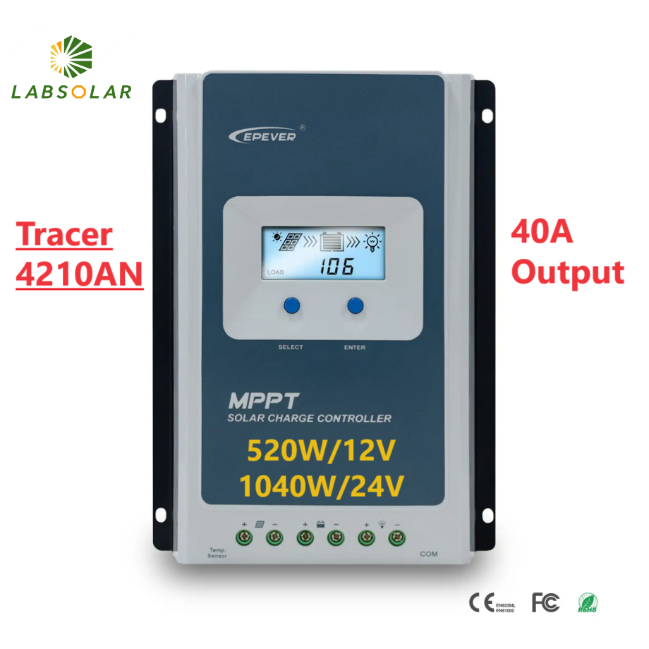 MPPT Solar Charge Controller 40A - Epever Tracer 4210AN