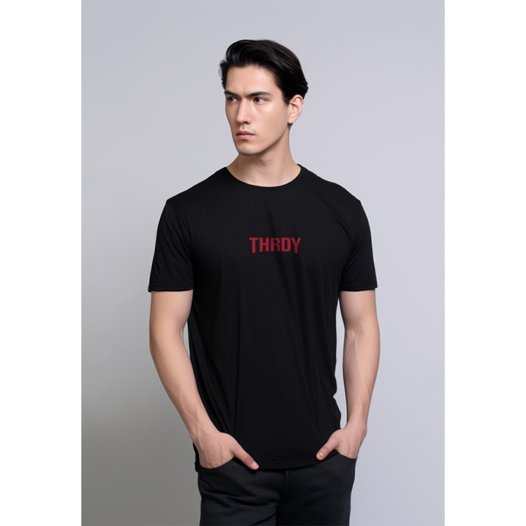 Third Day MTI14 Kaos Pria Simple Jepang Hitam Unisex Brand Inspired Nfx Hitam