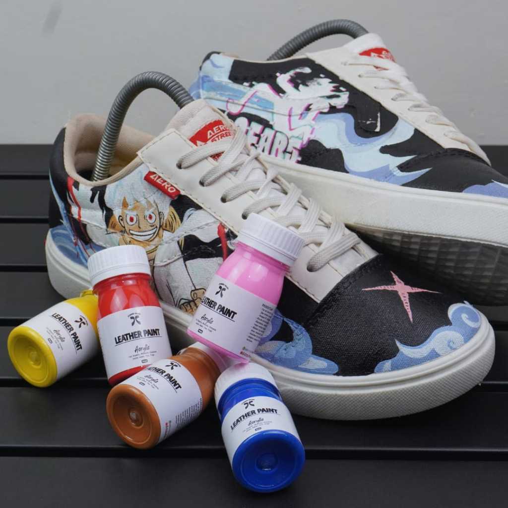 Cat Sepatu, Cat Tas, Cat Canvas, Suede, Cat Kulit, Sol Sneakers Dompet Leather Paint Untuk Bahan Sintesis/ Syntetic - SUMMER BRAND Image 5