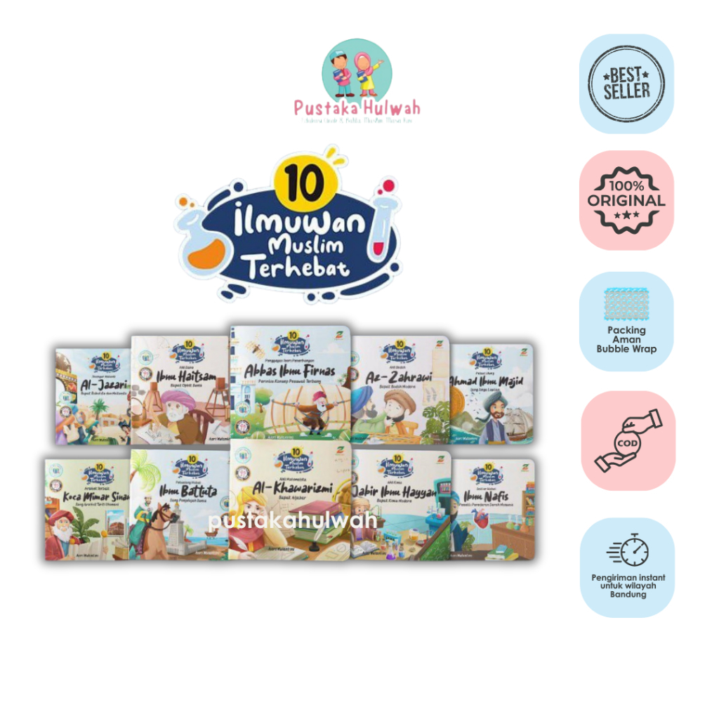 10 Ilmuwan Muslim Terhebat (Softcover) - [Pustaka Hulwah x Ziyad]