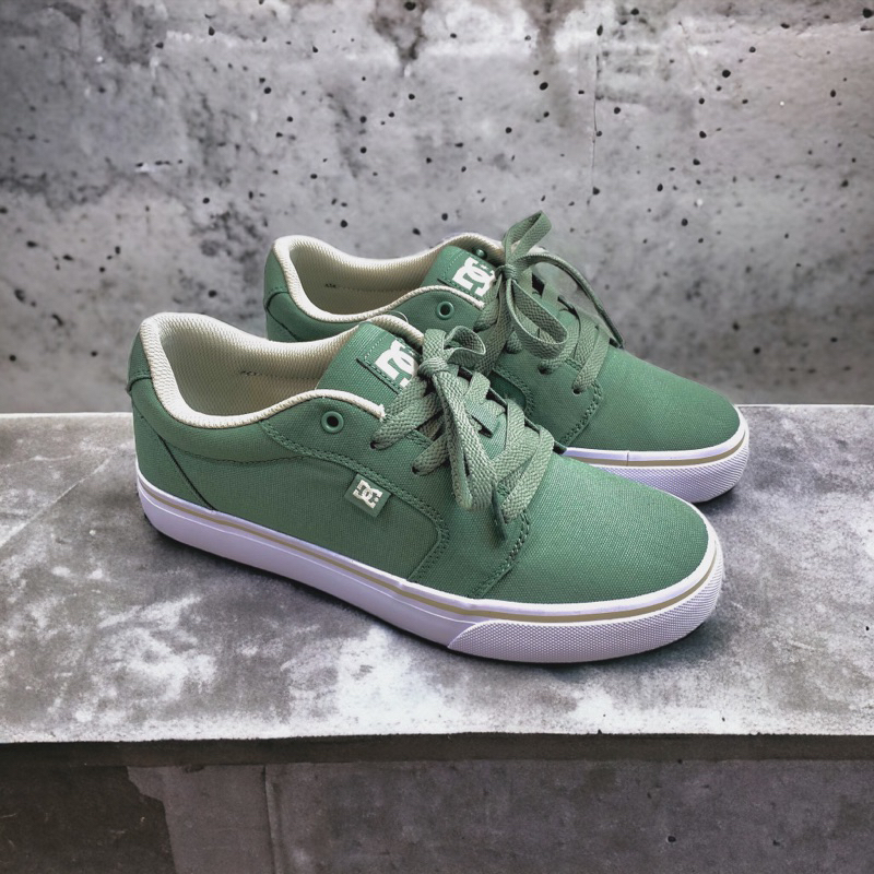 DC Shoes Vulcanized Shoe Anvil Tx Green/White