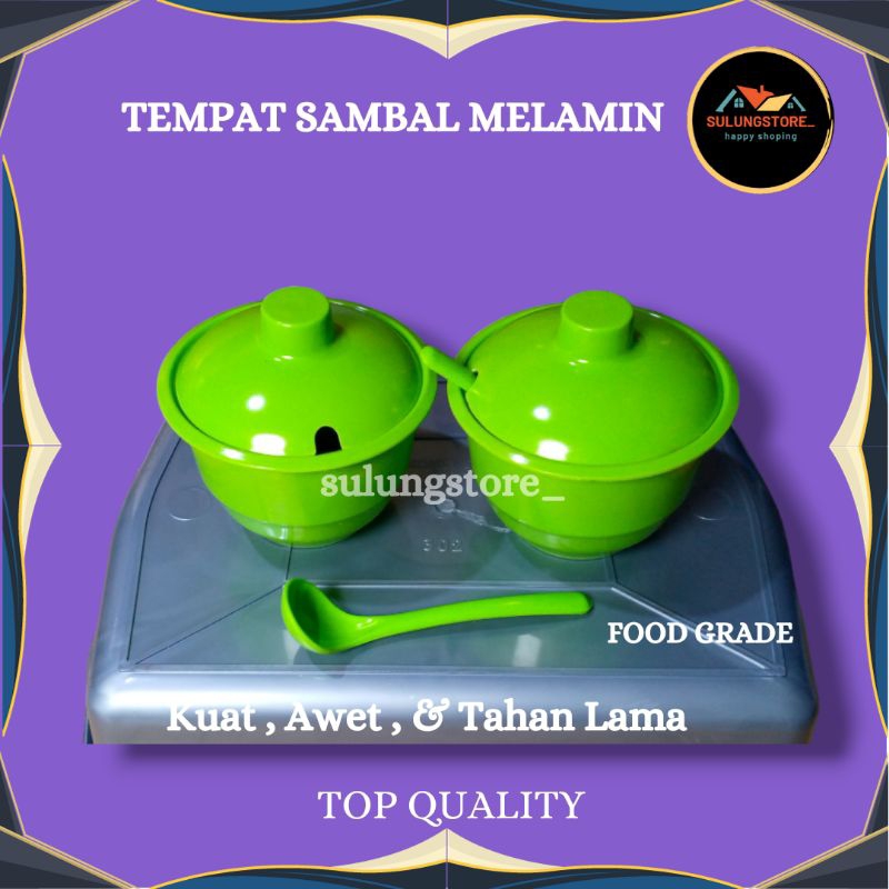 UNICA - TEMPAT SAMBEL MELAMIN / MANGKOK SAMBEL MELAMIN / TEMPAT SAMBEL TUTUP / TEMPAT SAMBAL TUTUP
