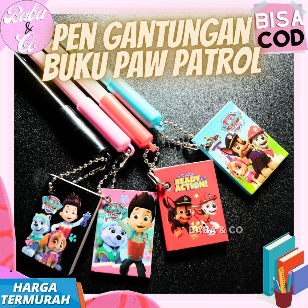 

PEN GROSIR PULPEN GANTUNGAN BUKU PAW PATROL PG-1060 PEN LUCU UNIK COD