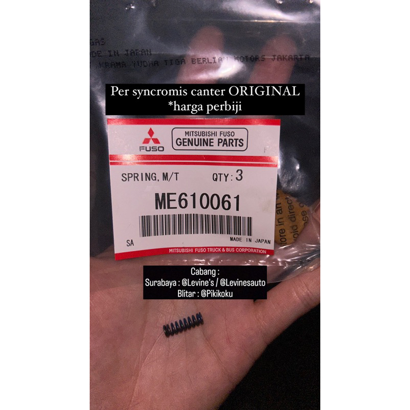 per syncromis canter original ME610061 (harga perbiji) / per sincromis canter original / spring sync