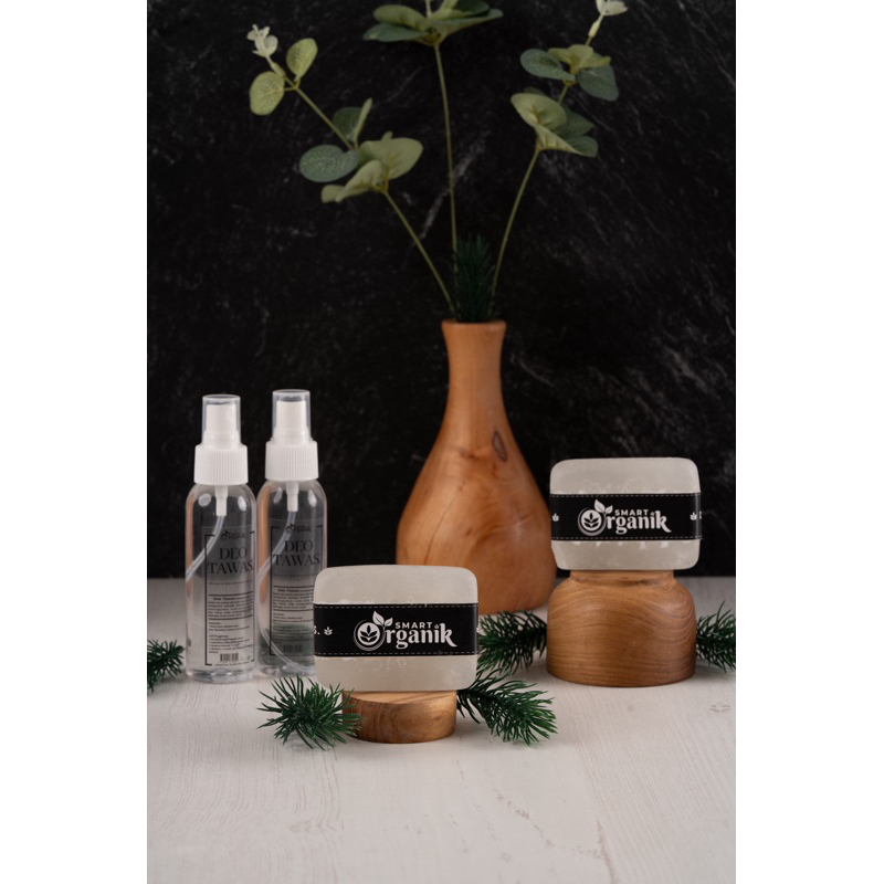 Tawas Batu SmartOrganik | Crystal Deodorant | Natural Deodorant | Tawas Alami Original | Deodorant A