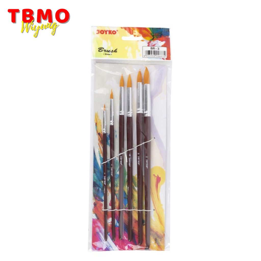 

TBMO Brush / Kuas Cat Air / Lukis / Acrylic Joyko BR-3