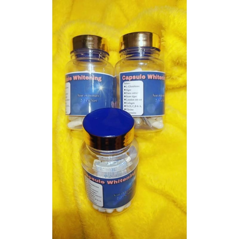 KAPSUL WHITENING/KAPSUL PEMUTIH/KAPSUL PEMUTIH BADAN