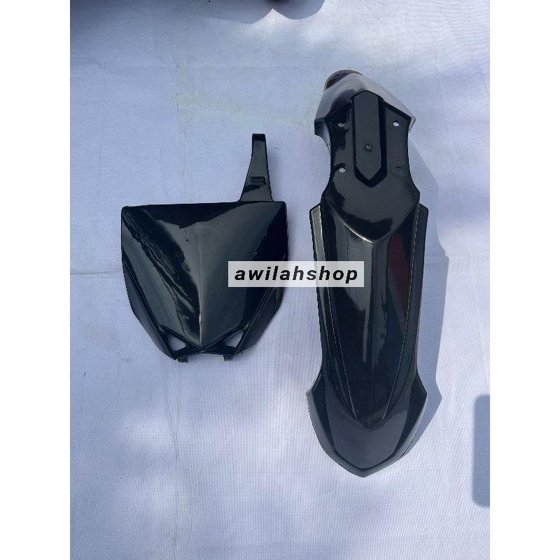 Spakbor depan yz 85 new dan papan nomor yz 85 new spakbor depan plus papan nomor yz 85 new spakbor p