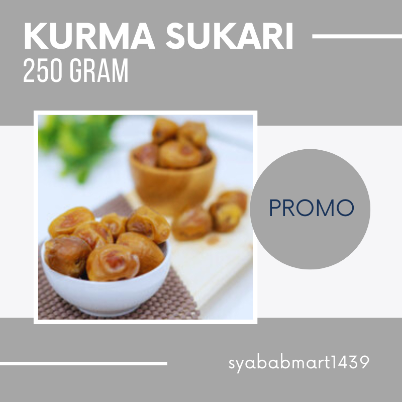 

Kurma Sukari Madinah 250 Gram / Basah / Raja Kurma / Bandar Kurma / Oleh Oleh Haji Umroh