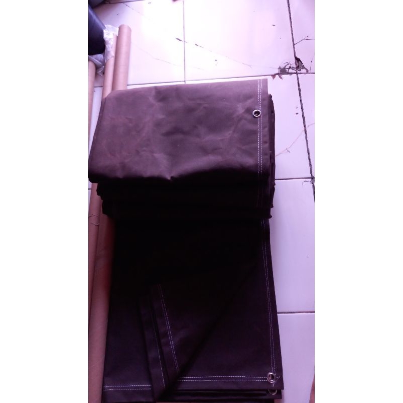 Terpal kain Kanvas 5x6 tutup truk bahan paling kuat