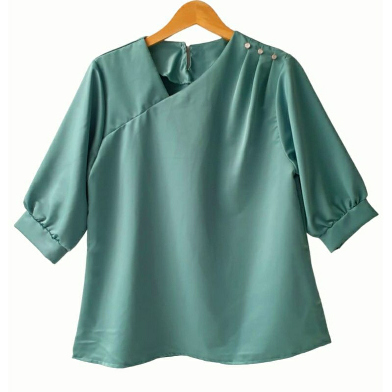 LVL - Blouse Wanita Velly Atasan Blus Cewek Baju Fashion Model Baru