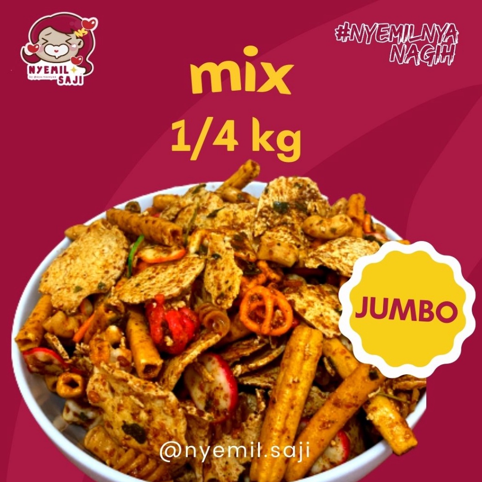 

➫ BOX CEMILAN MIX 250 GRAM 1/4 KG Baru