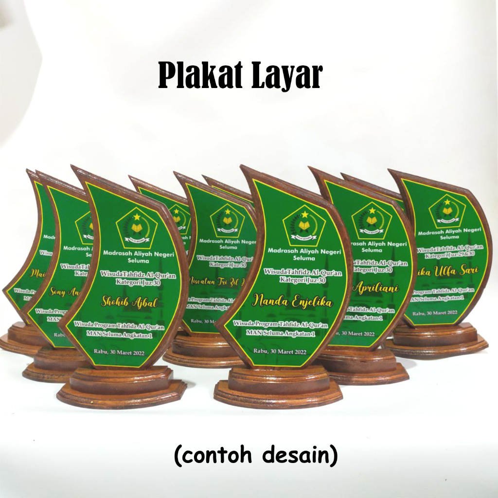 PLAKAT KAYU CUSTOM/PLAKAT KAYU LAYAR /PLAKAT KAYU MURAH/VANDEL KAYU CUSTOM FREE DESAIN