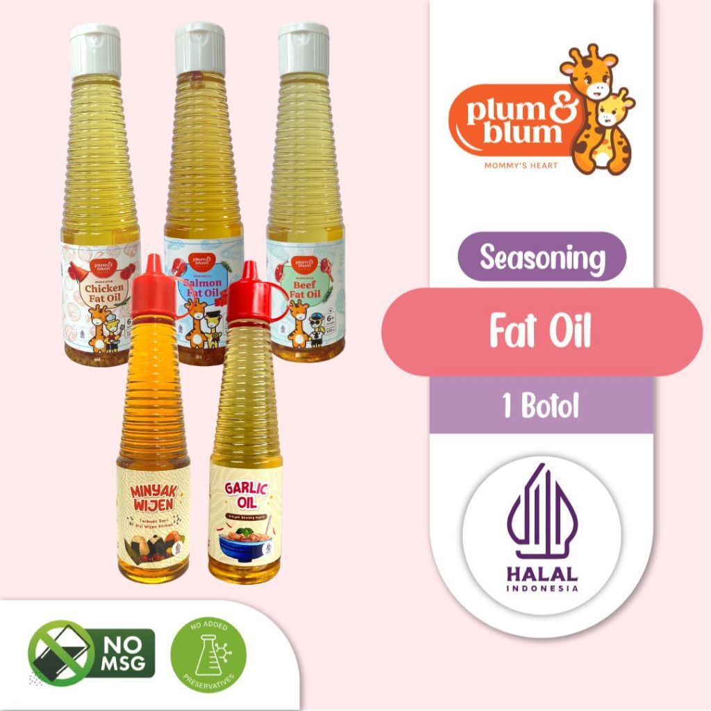 

Plum & Blum Chicken Fat Oil Beef Fat Oil Minyak Mpasi BB Booster - 140 ml
