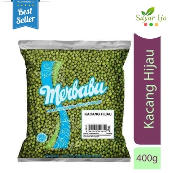 

MERBABU Kacang Hijau 400 Gram / Pack Fresh Mung Bean Biji Kering Segar